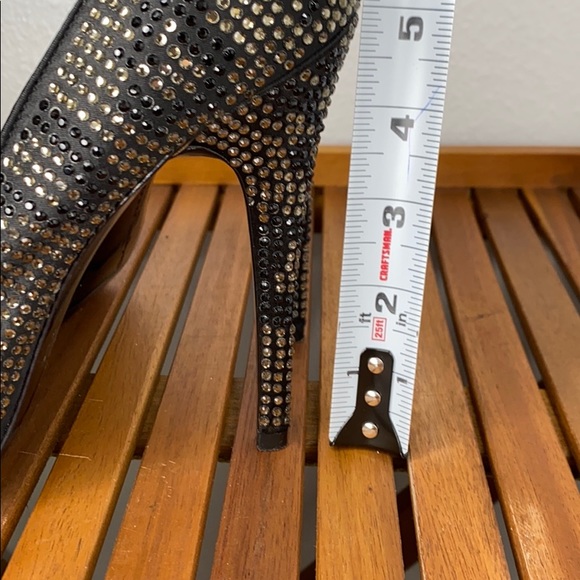 Report Signature Blk Studded Cheetah Pumps Size 8 - Picture 8 of 12